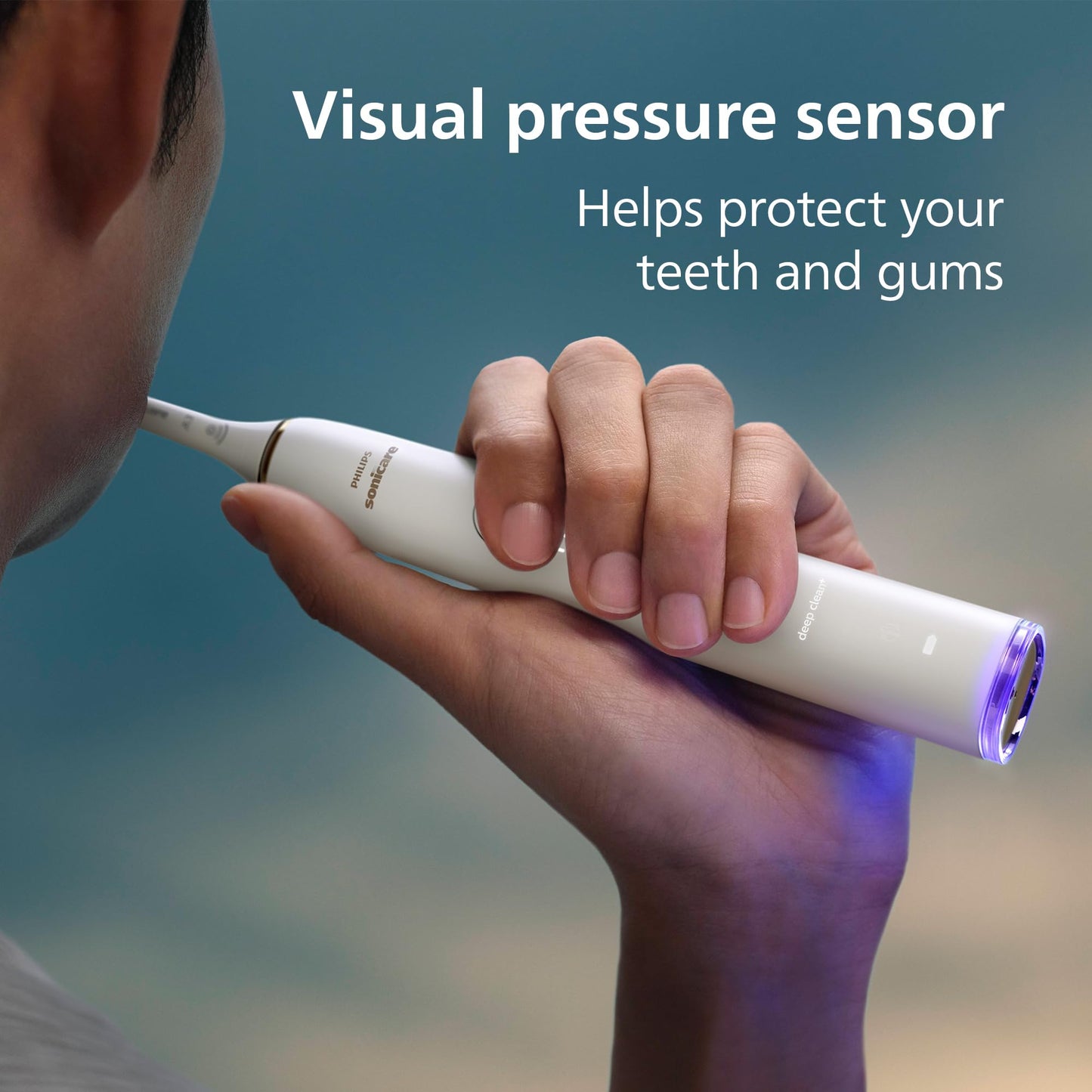 Philips Sonicare DiamondClean Smart 9300 Electric Toothbrush - Sonic Toothbrush with App, Pressure Sensor, 12 Brushing Settings, Replacement Reminder, Travel Case, Rose Gold, Model HX9903/65