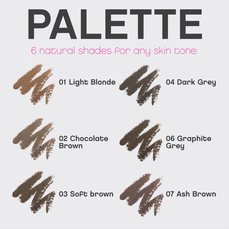 Vivienne Sabó Brow Arcade Eyebrow Pencil – Micro Definer with Brush for Cool-Toned Hair, Smudge-Proof Color and Longwear Shape Enhancement, Shade 07 Ash Brown, 0.035 oz