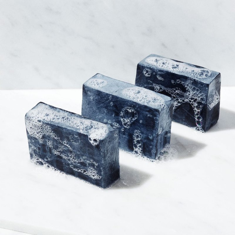 Brickell Men's Purifying Charcoal Soap Bar for Men, Exfoliating Bar Soap Handmade with Activated Charcoal, Coconut Oil, and Tea Tree Oil, Peppermint Scented, 5 Ounce Bar (3 Pack)