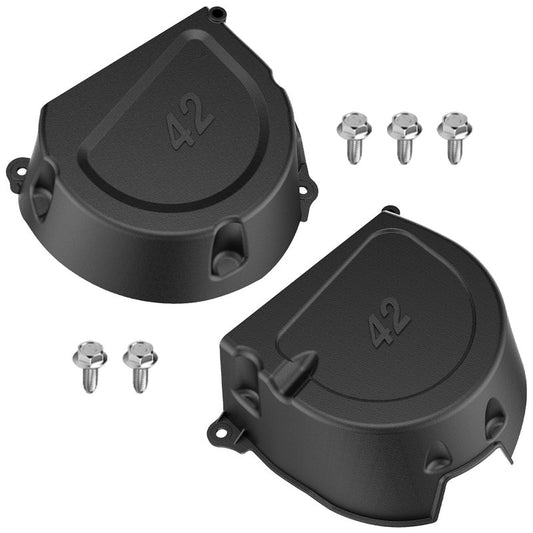 MWEDP GY21084C GY21773 GY21084 GX22456 LH/RH Shield w/Screws Compatible with John D-eere 107S, D100, D105, D110, D120, D125, D130 Series Tractors