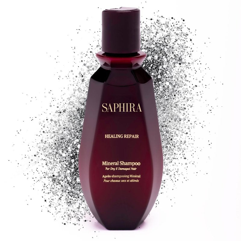 Saphira Healing Repair Shampoo with Dead Sea Minerals – Hydrating Shampoo for Dry & Damaged Hair – Sulfate Free Professional Hair Care 3oz / 90ml