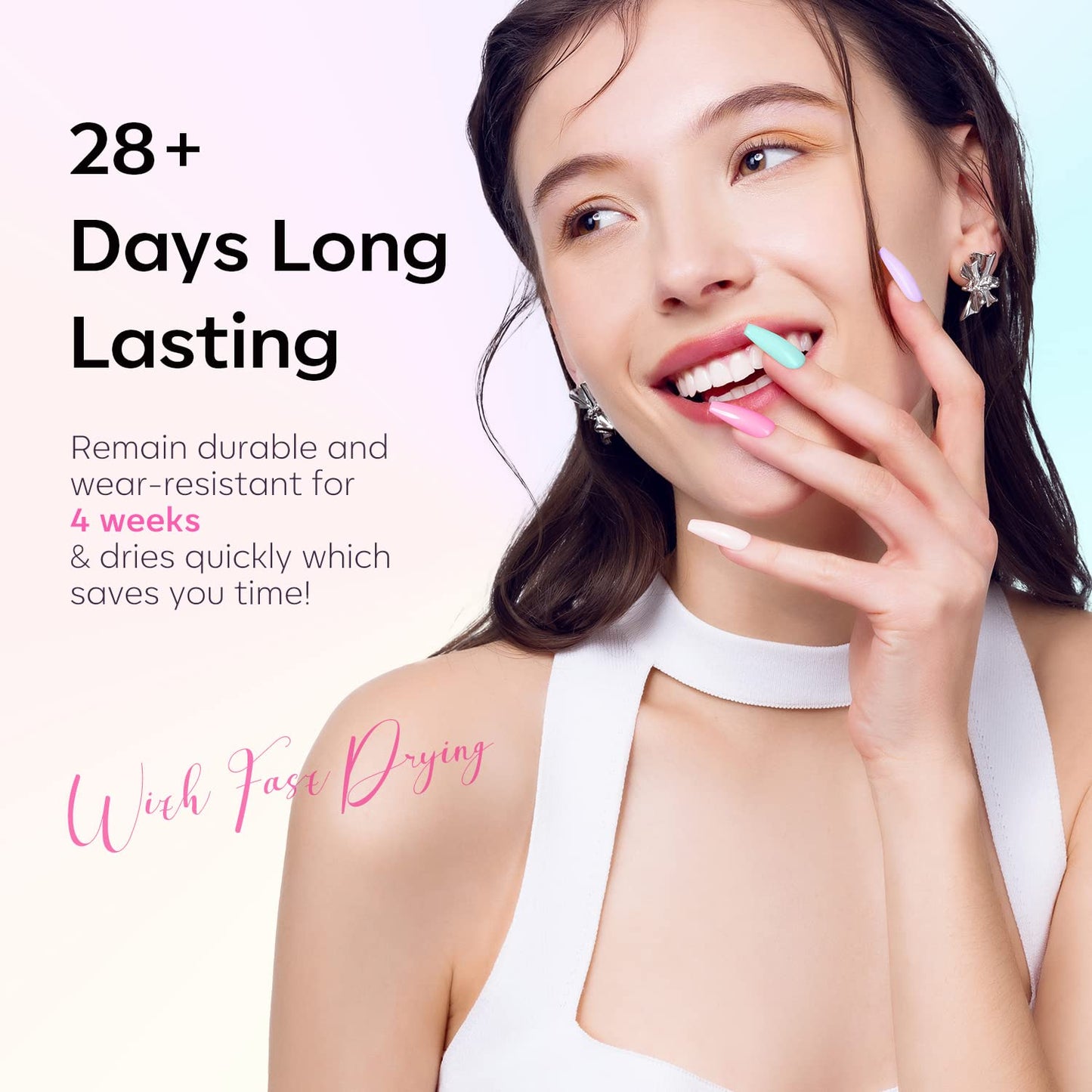 modelones Poly Gel Nail Kit 30 Colors with 8 W Nail Lamp Poly Extension Gel Clear Pink Black Golden Green Complete Starter Kit for Beginner DIY Salon Quality Manicures