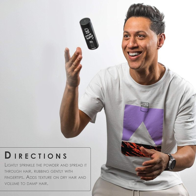 L3 Level 3 Travel Styling Powder - Natural Look Mens Powder - Easy to Apply with No Oil or Greasy Residue