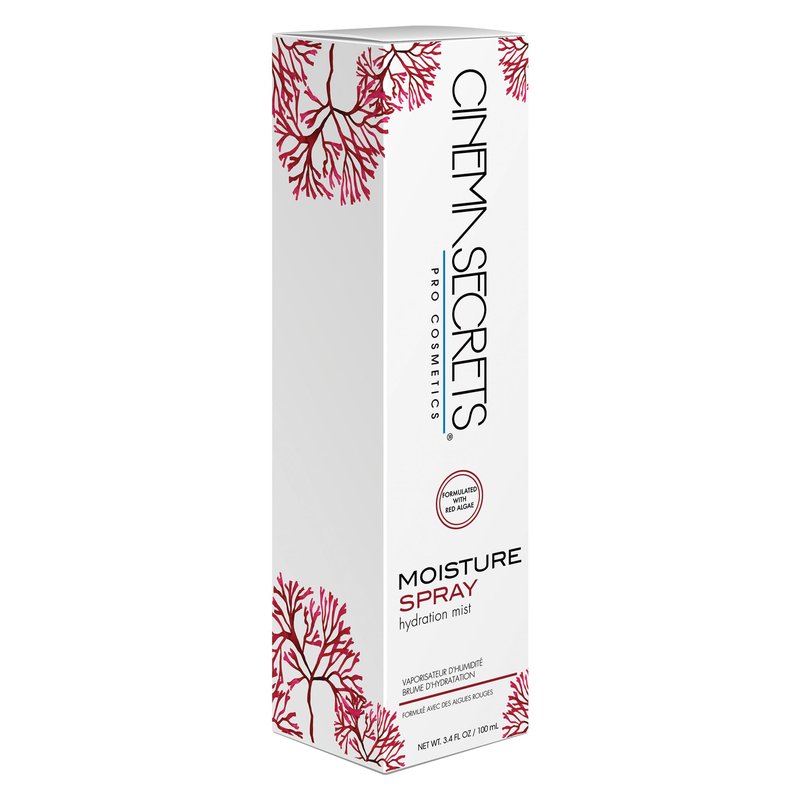 CINEMA SECRETS Moisture spray+ Hydrating Mist - Red Algae Face Spray for Moisture, Skin Prep, Collagen Support, Refreshes Makeup & Soothes Dry, Sensitive Skin