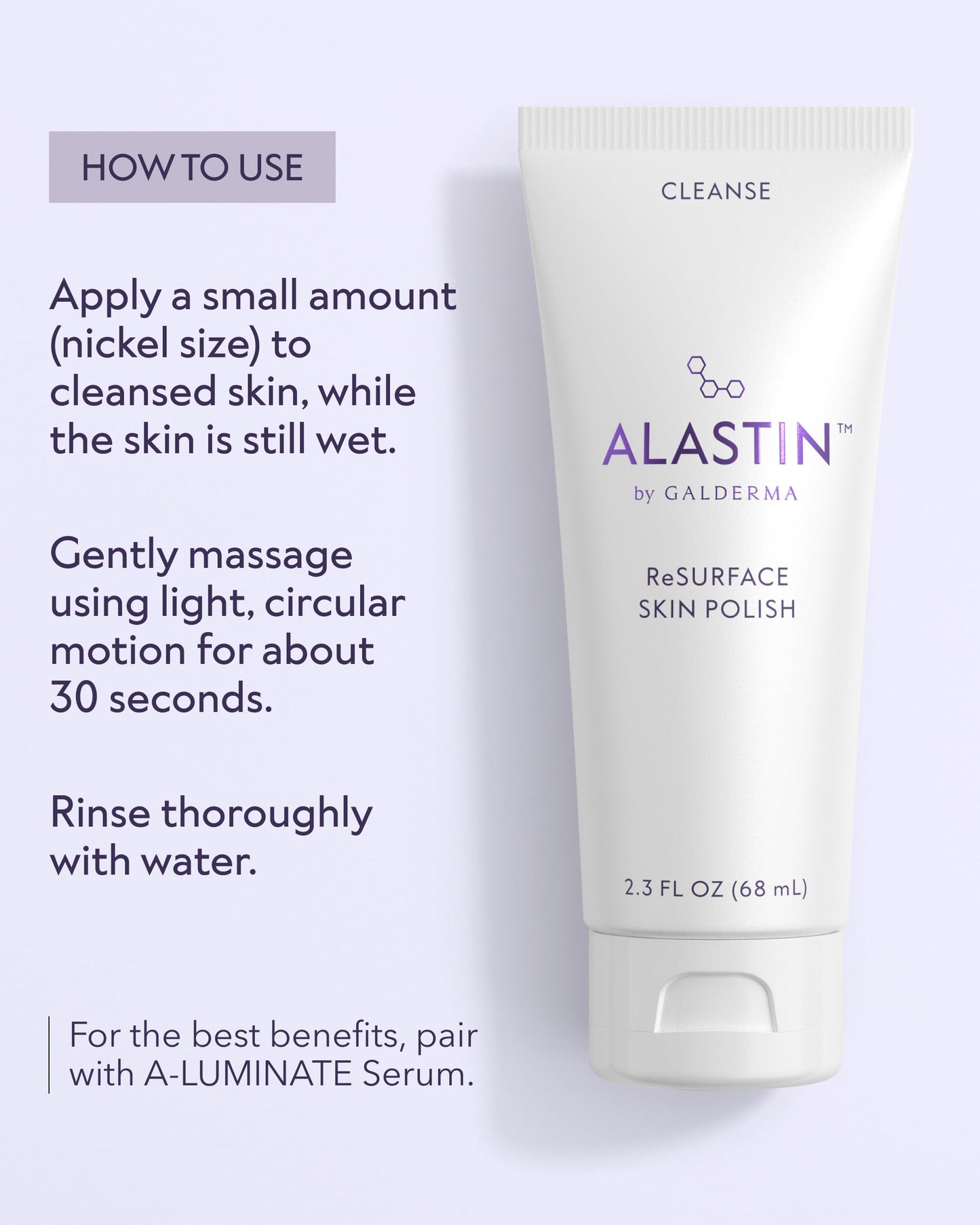 ALASTIN Skincare ReSURFACE Exfoliating Skin Polish (2.3 oz) | Face Scrub For Softer, Smoother Skin | With Glycolic Acid