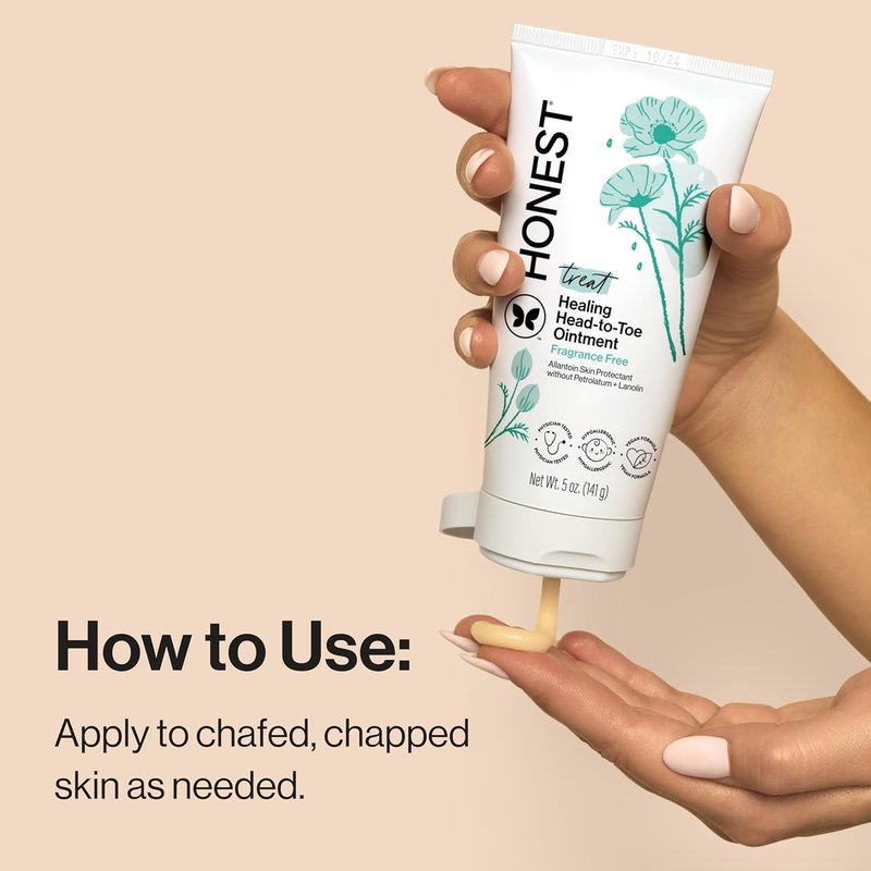 Head to Toe Multi-Purpose Healing Ointment - Hypoallergenic, Fragrance-Free, Vegan | 5 oz for Sensitive Skin