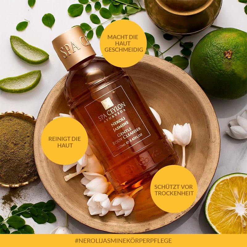 Neroli Jasmine Gentle Hand Wash - Hydrating Floral Hand Care for Soft Skin | Luxury 10.1 oz