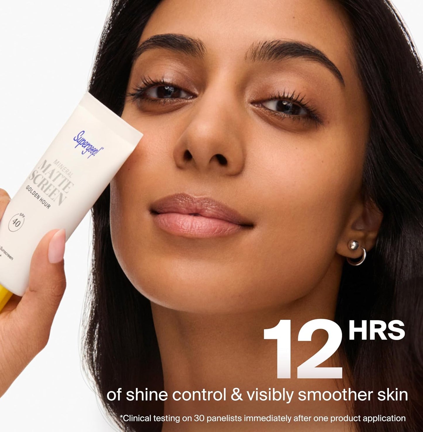 Supergoop! Mineral Mattescreen SPF 40 - Oil-Free, Broad Spectrum Sunscreen | Minimizes Pores & Controls Shine