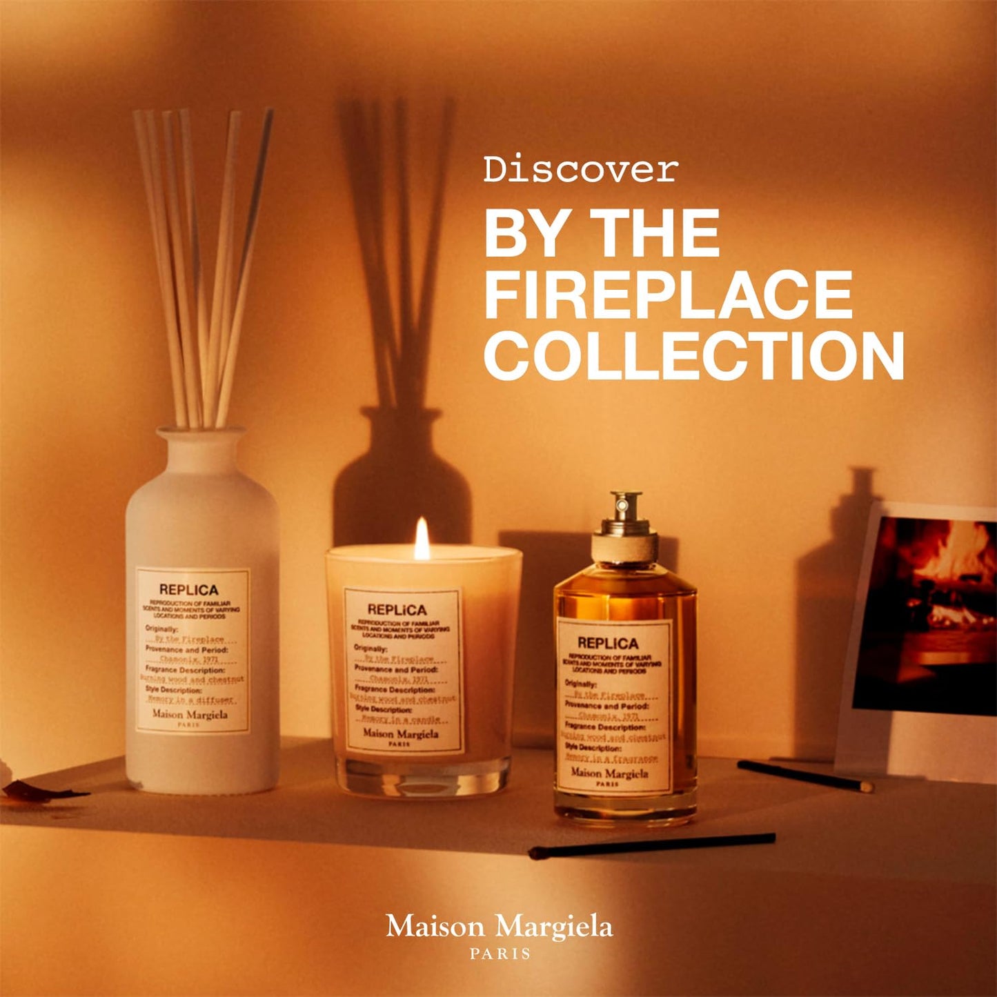 Maison Margiela Replica By The Fireplace Warm Candle - 5.8 Oz