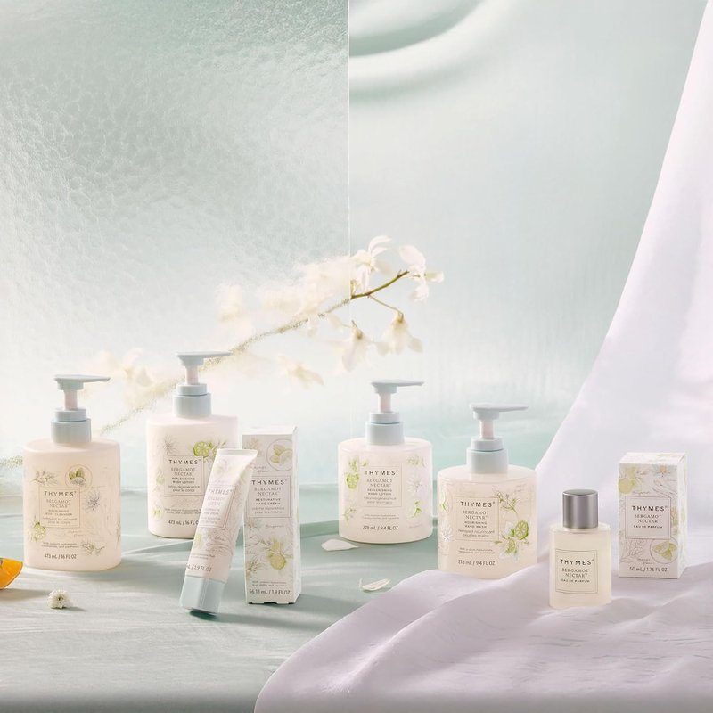 Thymes Replenishing Body Lotion - Moisturizing Lotion for Dry Skin | Bergamot Nectar, 16 fl oz