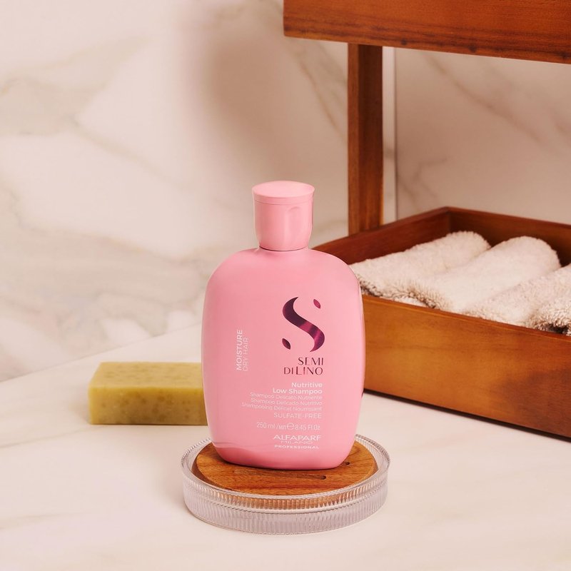 Alfaparf Milano Moisture Nutritive Shampoo - Sulfate & Paraben Free | Professional Care for Dry, Color-Treated Hair