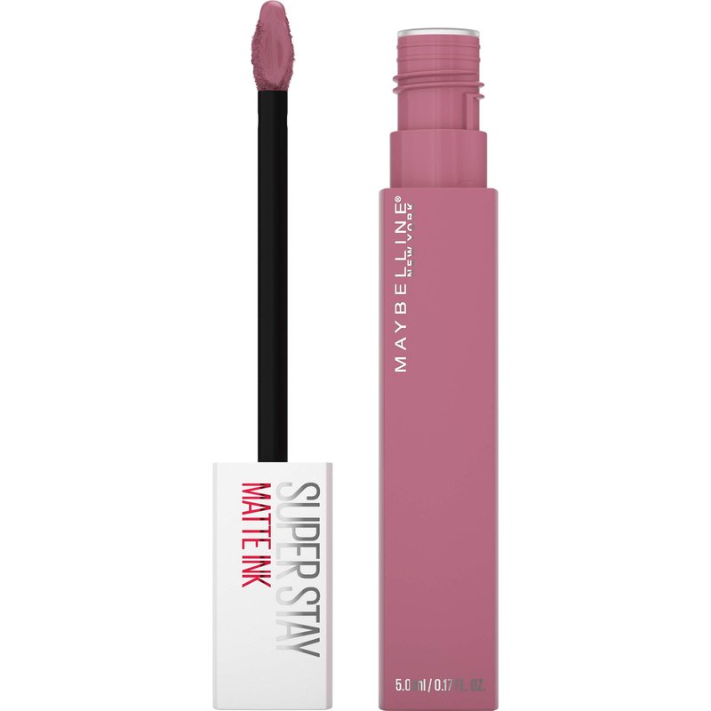 MAYBELLINE Super Stay Matte Ink Liquid Lipstick Pathfinder Berry Pink and Revolutionary Light Mauve Pink, 16H Wear, 1 Count Each