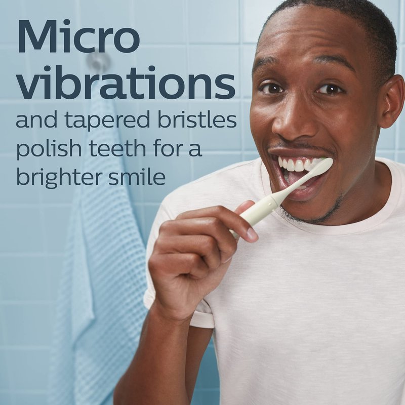 Philips One by Sonicare Rechargeable Toothbrush, Shadow Black, HY1200/06