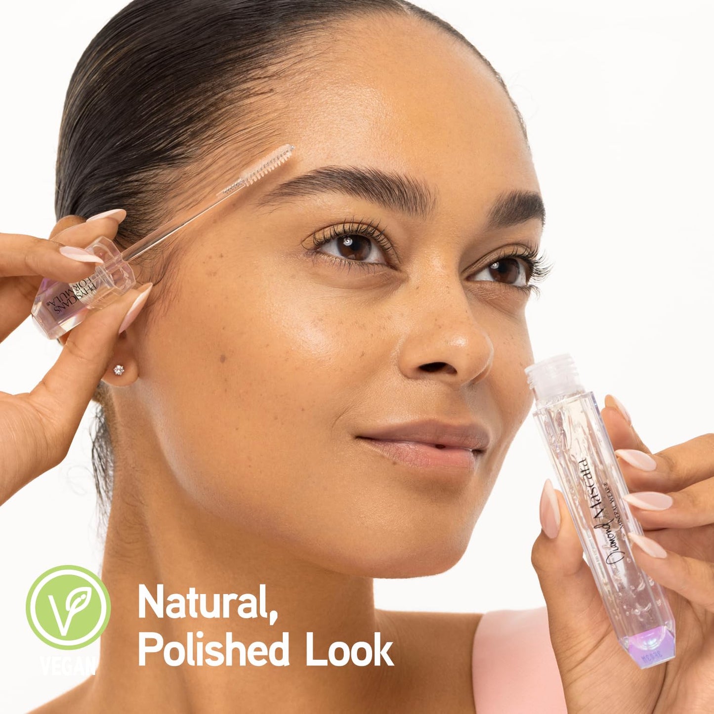Physicians Formula Mineral Wear Diamond Mascara - Lash & Brow Enhancer for Sensitive Eyes | Dermatologist Tested