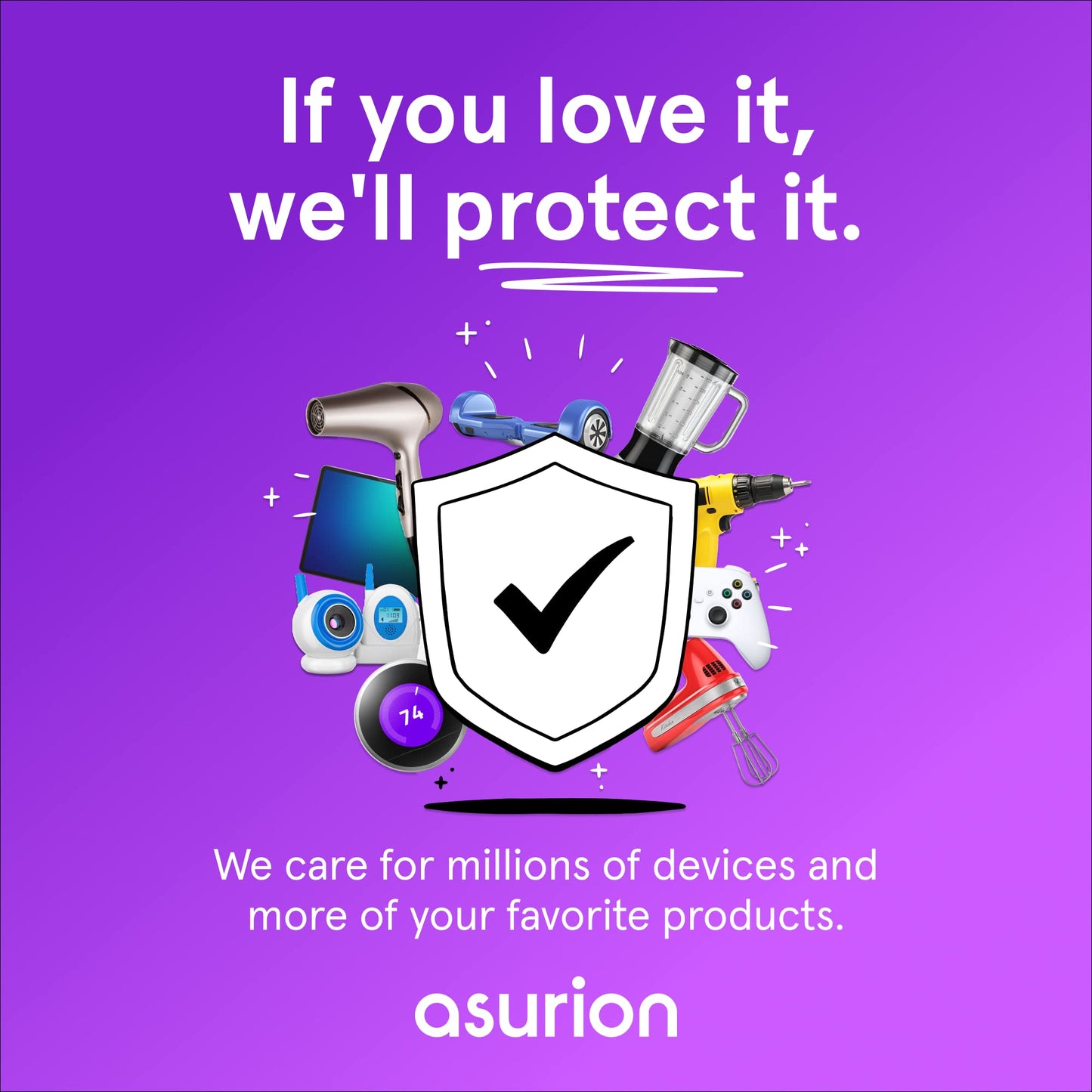 ASURION 3 Year Personal Care Protection Plan ($70 - $79.99)