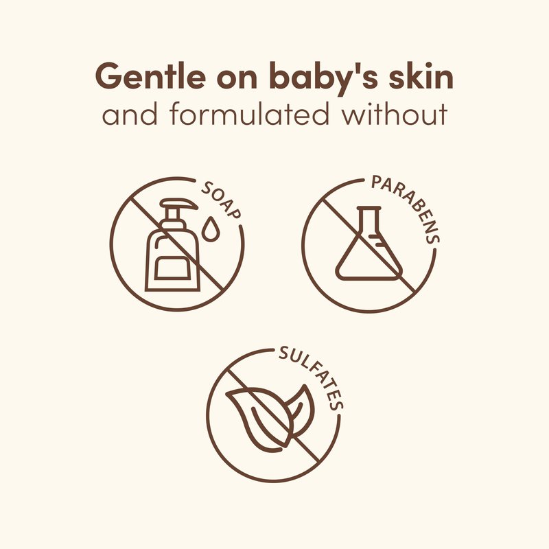 Aveeno Baby Nighttime Calming Comfort Bath, Baby Body Wash for Skin & Hair with Natural Oat Extract, Soothing Lavender & Vanilla Scent, Tear-Free Formula, No Added Parabens & Phthalates, 18 Fl Oz