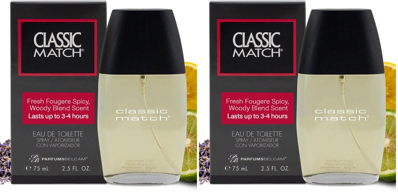 PB ParfumsBelcam Classic Match our Version of Drakkar Noir EDT,2.5 Fl Oz (F37437-04-DN) (Pack of 2)