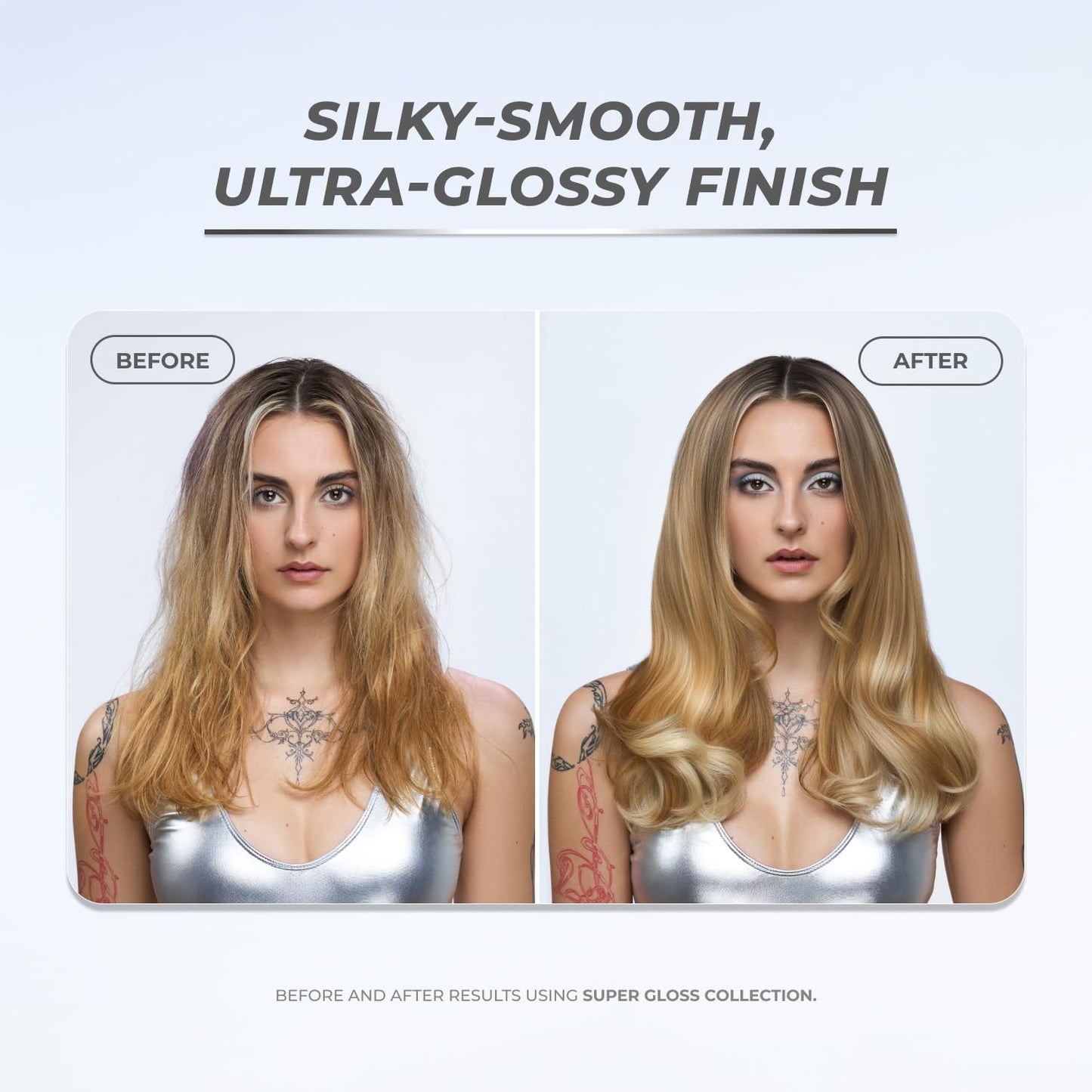 XMONDO Hair Super Gloss Shine + Defrizz Serum – Instant Gloss, Zero Frizz | Softens Dry Ends + Adds Mirror Shine
