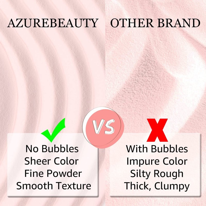 AzureBeauty Translucent Dip Powder - Jelly Baby Pink Color 2Oz/56g, Sheer Rose Pink Neutral Semi-transparent Clear Dipping Powder Crystal French Nail Art Starter Manicure Salon DIY Home Gift