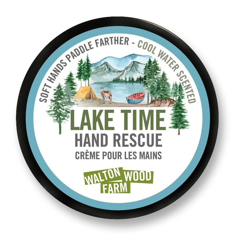 Walton Wood Farm, 4 oz Hand Cream: (Lake Time)