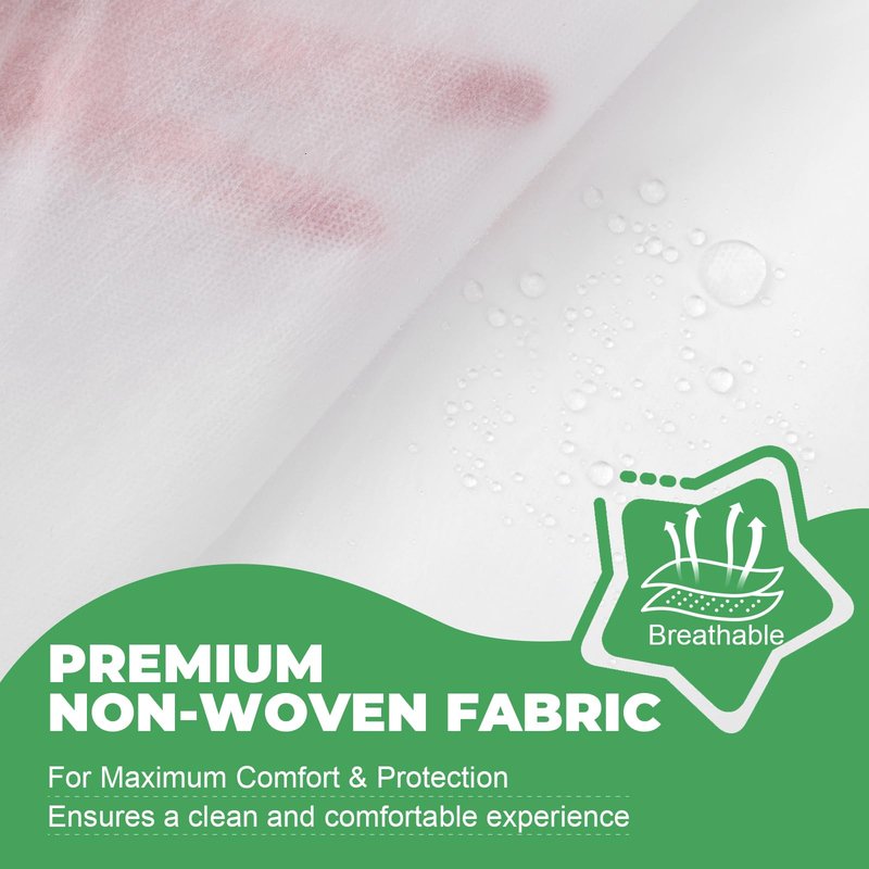 200Pcs Disposable Massage Table Sheets 31.5" x 71" Non-Woven Fabric massage table cover for Hygiene and Comfort in Tattoo,Spa Treatments, Breathable and Durable Sheets(White)