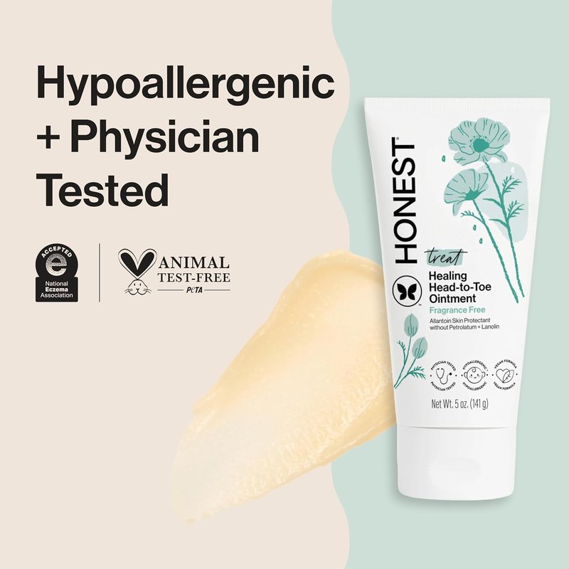 Head to Toe Multi-Purpose Healing Ointment - Hypoallergenic, Fragrance-Free, Vegan | 5 oz for Sensitive Skin