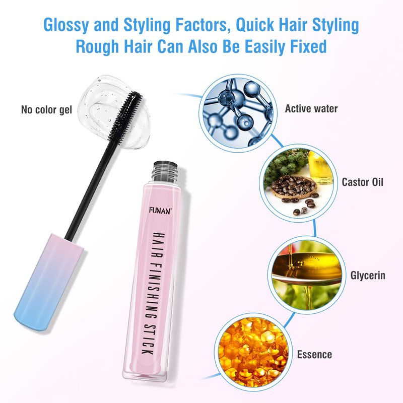 Hair Finishing Stick for Flyaways - Non-Greasy Cream for Small Broken Hairs | 1 Pack
