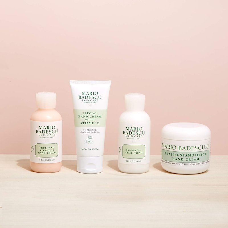Mario Badescu Rose Hand Cream - Non-Greasy, Fast-Absorbing Moisturizer for Dry Hands | 3 Oz