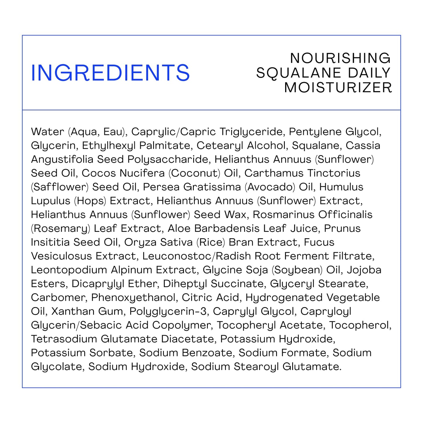 The Outset Squalane Daily Face Moisturizer, Hydrating Barrier Repair Face Cream, Non-Comedogenic, Fragrance-Free, Gluten Free Clean Vegan Facial Moisturizer for Sensitive & All Skin Types – 1.7 fl oz