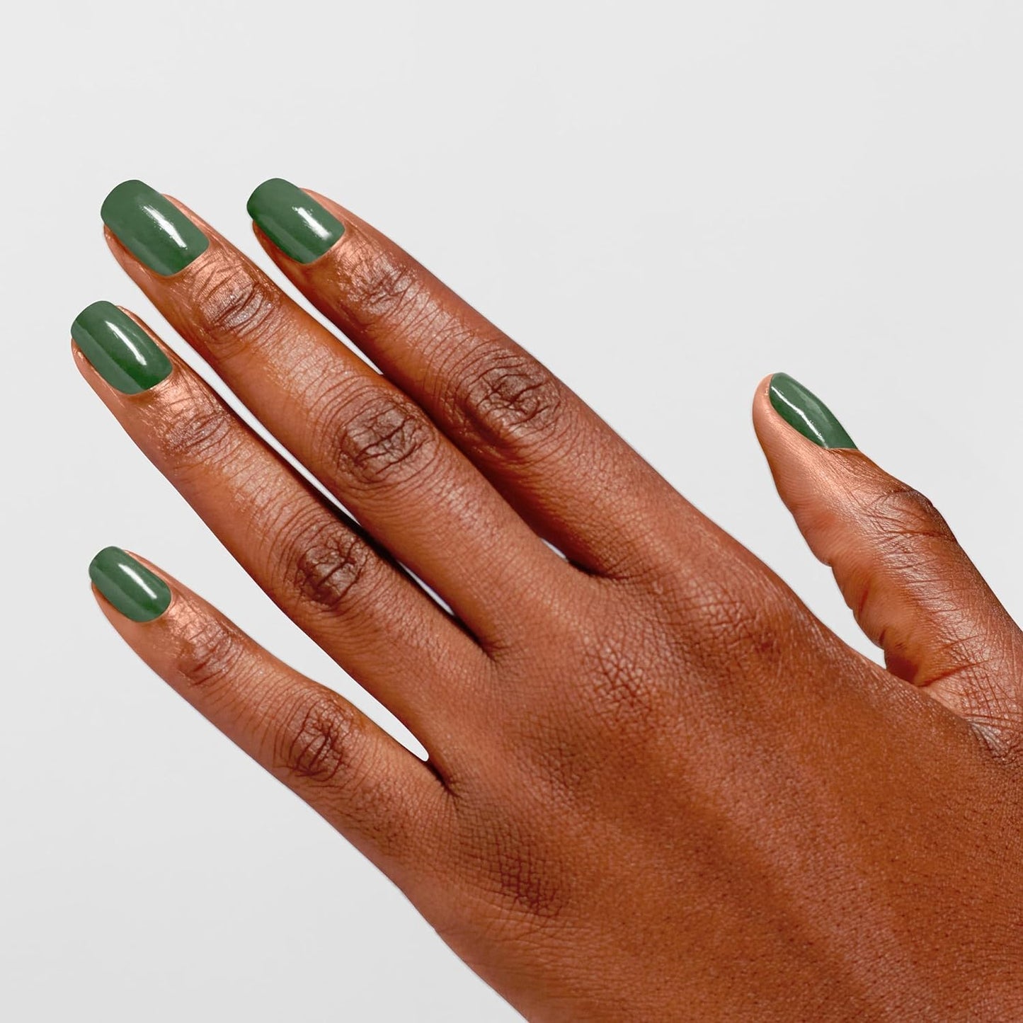 OPI Infinite Shine Happily Evergreen After | Opaque Dark Green Crème Long Wear Gel Like Nail Polish | Vegan, Long Lasting, Streak Free