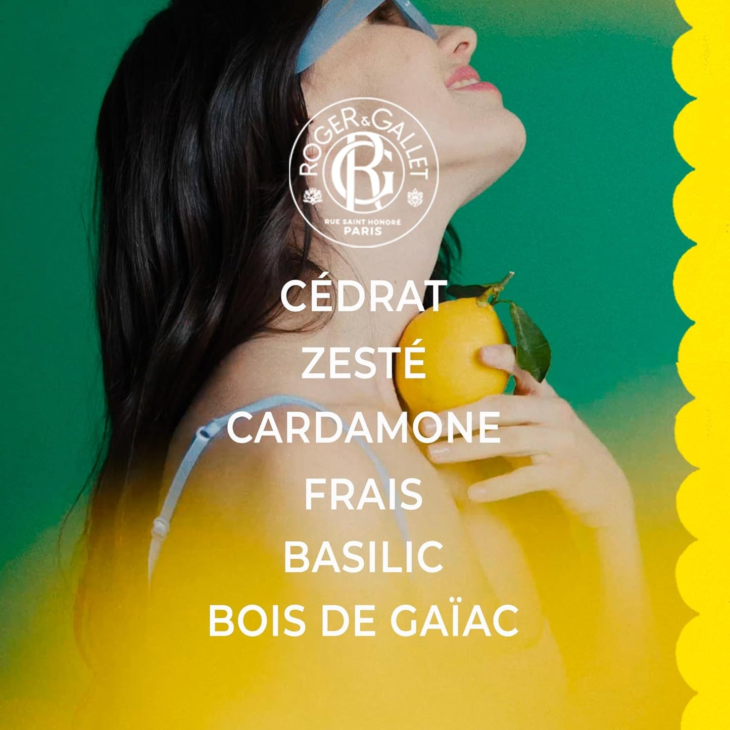Roger & Gallet Fragrant Water Spray - Refreshing Eau Fraîche Body Mist with Natural Ingredients | Cédrat - Citron | 3.3 Oz.