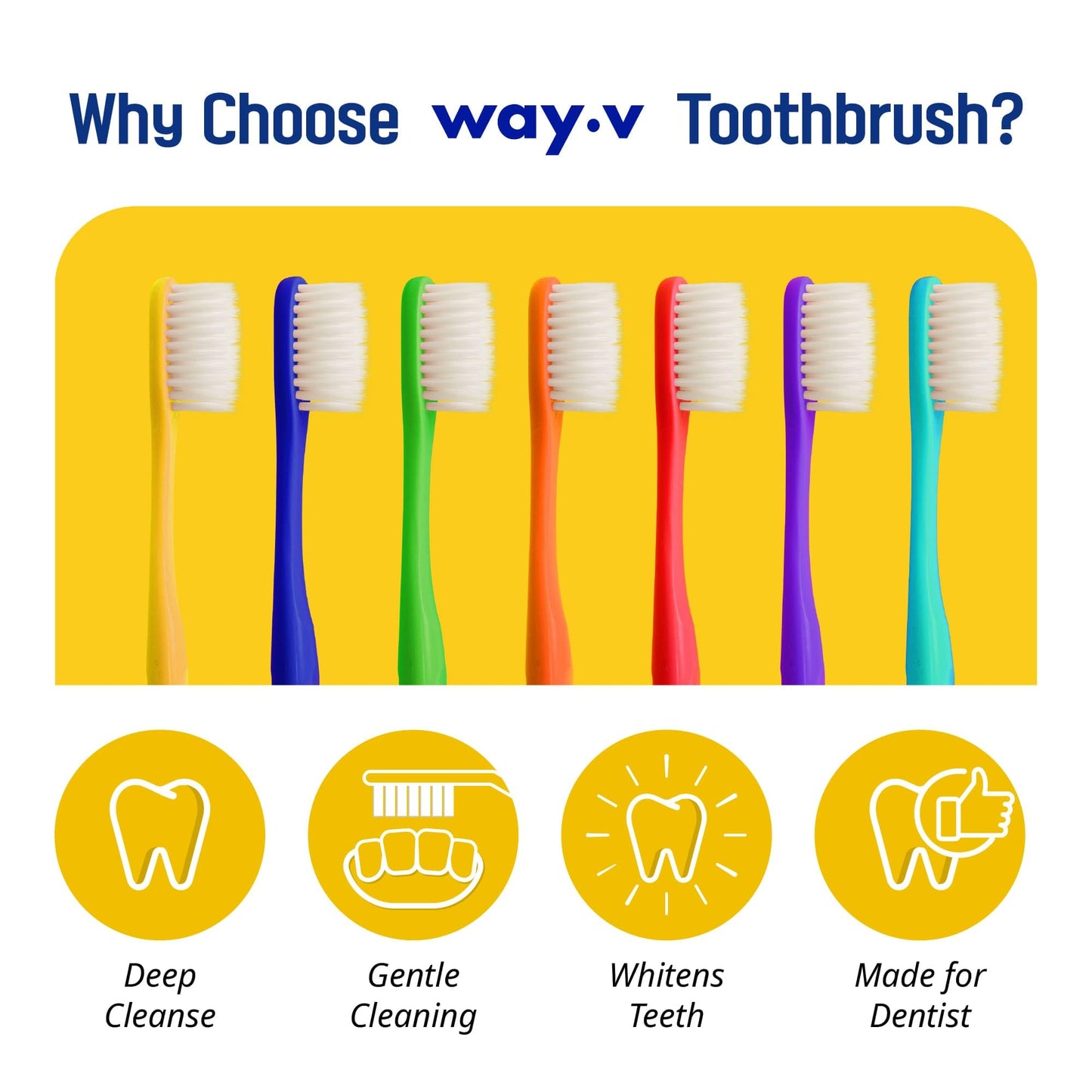 WAY.V Extra Soft Toothbrush Refill for Adults Sensitive Gums and Teeth with Individual Head Covers, 14 Pcs Manual Toothbrushes - Family and Guests - Green (14 Counts, Soft Bristle)