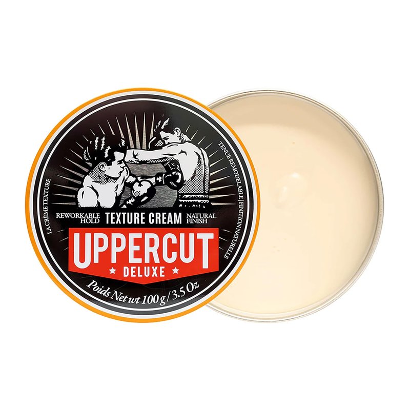 UPPERCUT DELUXE Texture Cream –Flexible, Reworkable Styling Cream for Men – Natural Matte Finish, Pliable Hold, Lightweight Hair Product – 3.5 oz / 100g