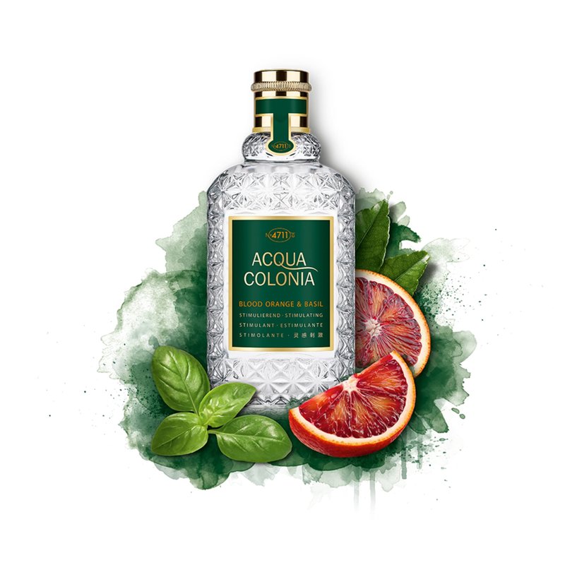 4711 Acqua Colonia Blood Orange and Basil by Muelhens for Men - 1.7 oz EDC Spray