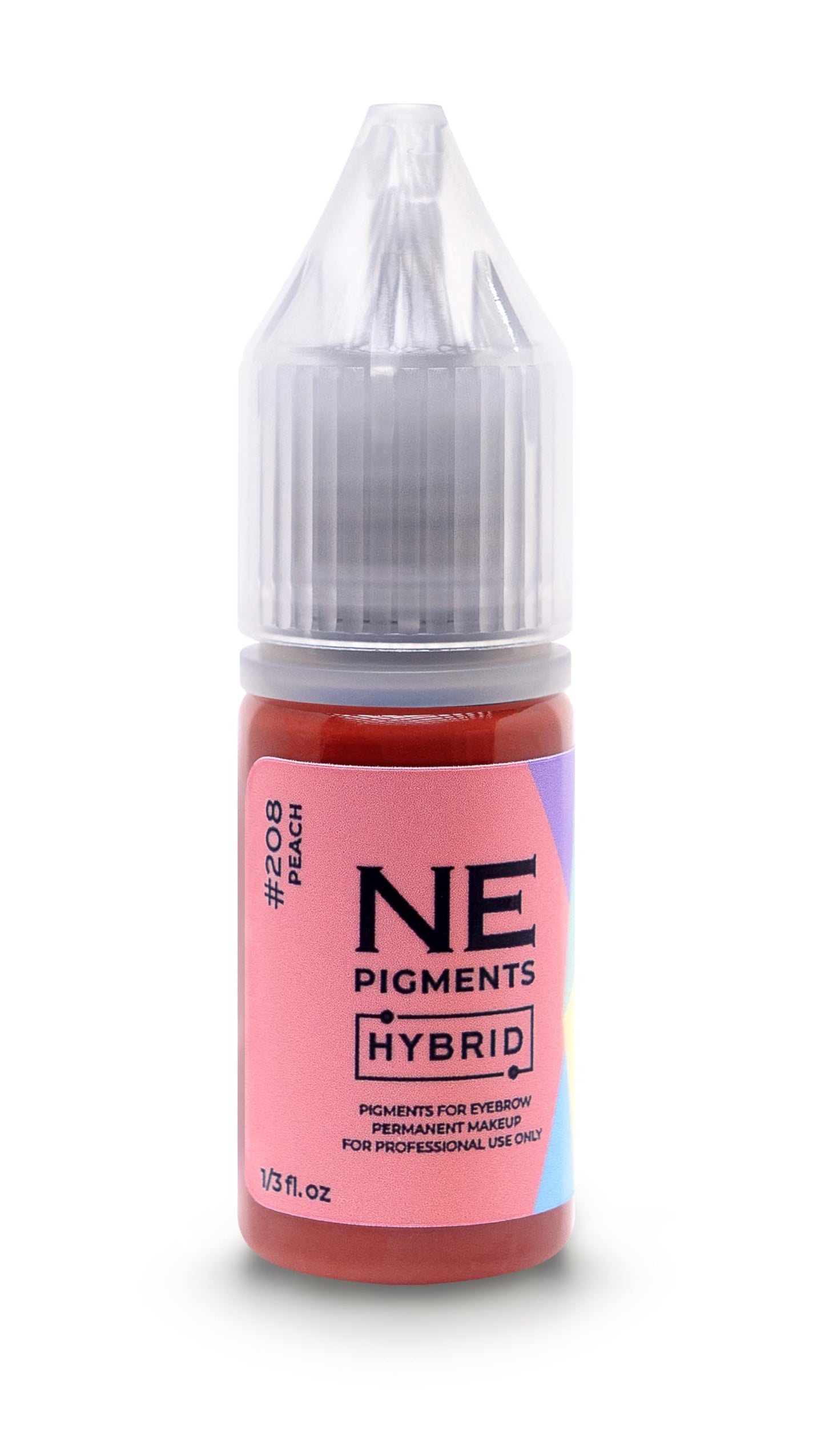 NE PIGMENTS #208 Peach - By Elena Nechaeva - Lip Pigment - Permanent Makeup - Professional Tattoo Ink