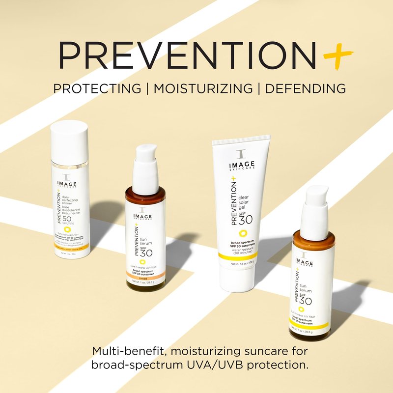 IMAGE Skincare, PREVENTION+ Sun Serum SPF 30 Mineral Sunscreen for Face, Non Comedogenic, Wear Under Makeup, Perfect Travel Size, 1.0 oz