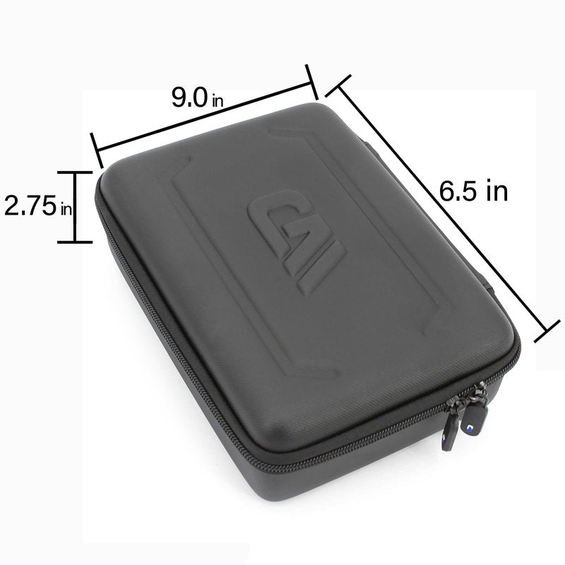 CASEMATIX Hair Clipper Blade Storage Case Fits 20 Clipper Blades & Guards – Compatible with Wahl, Andis, Oster, BaBylissPRO Detachable Metal Guards – Barber Travel Organizer Holder Case