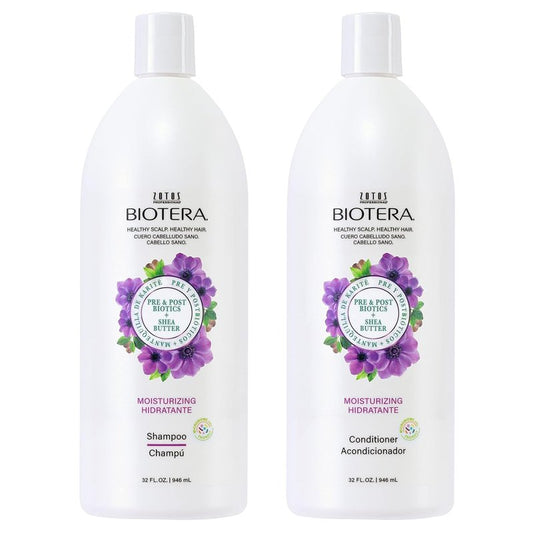 Biotera Moisturizing Shampoo - Hydrating Formula for Dry, Fine Hair | Vegan, Paraben-Free, Color-Safe