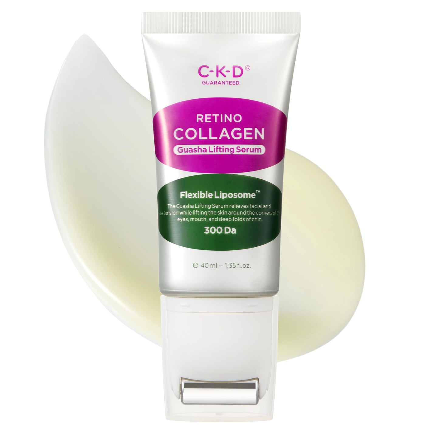 CKD Retinal Collagen Gua Sha Face Serum, Cooling Massage Head