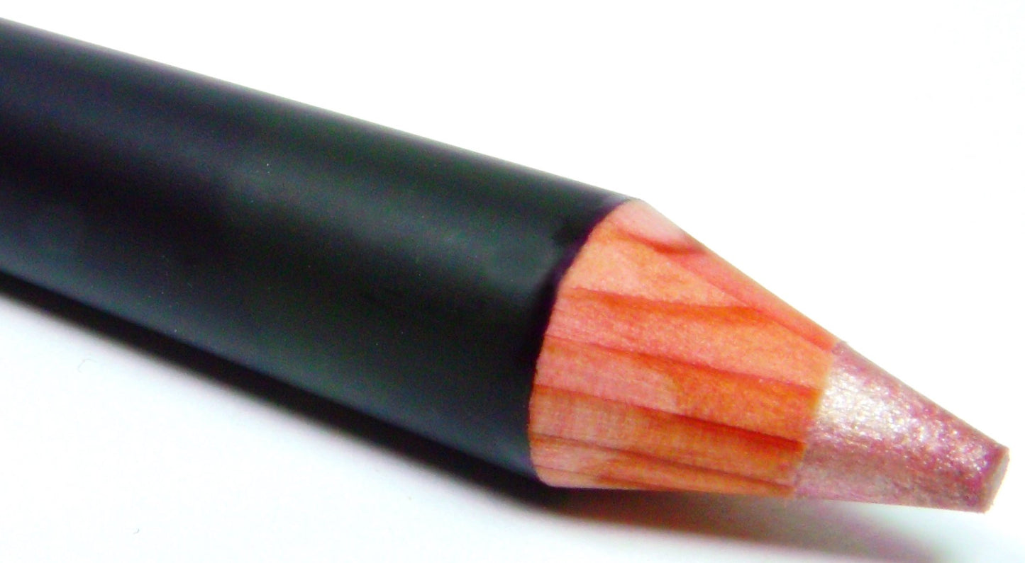 Pure Ziva Shimmering Shiny Metallic Light Pink Off White Champagne Nude Smudge Jumbo Chunky Eyeliner Eyeshadow Crayon Pencil, No Animal Testing & Cruelty Free