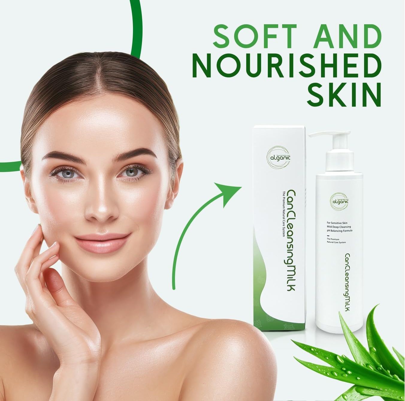 Cleansing Milk for Deep Skin Hydration - Gentle Formula | 8 oz