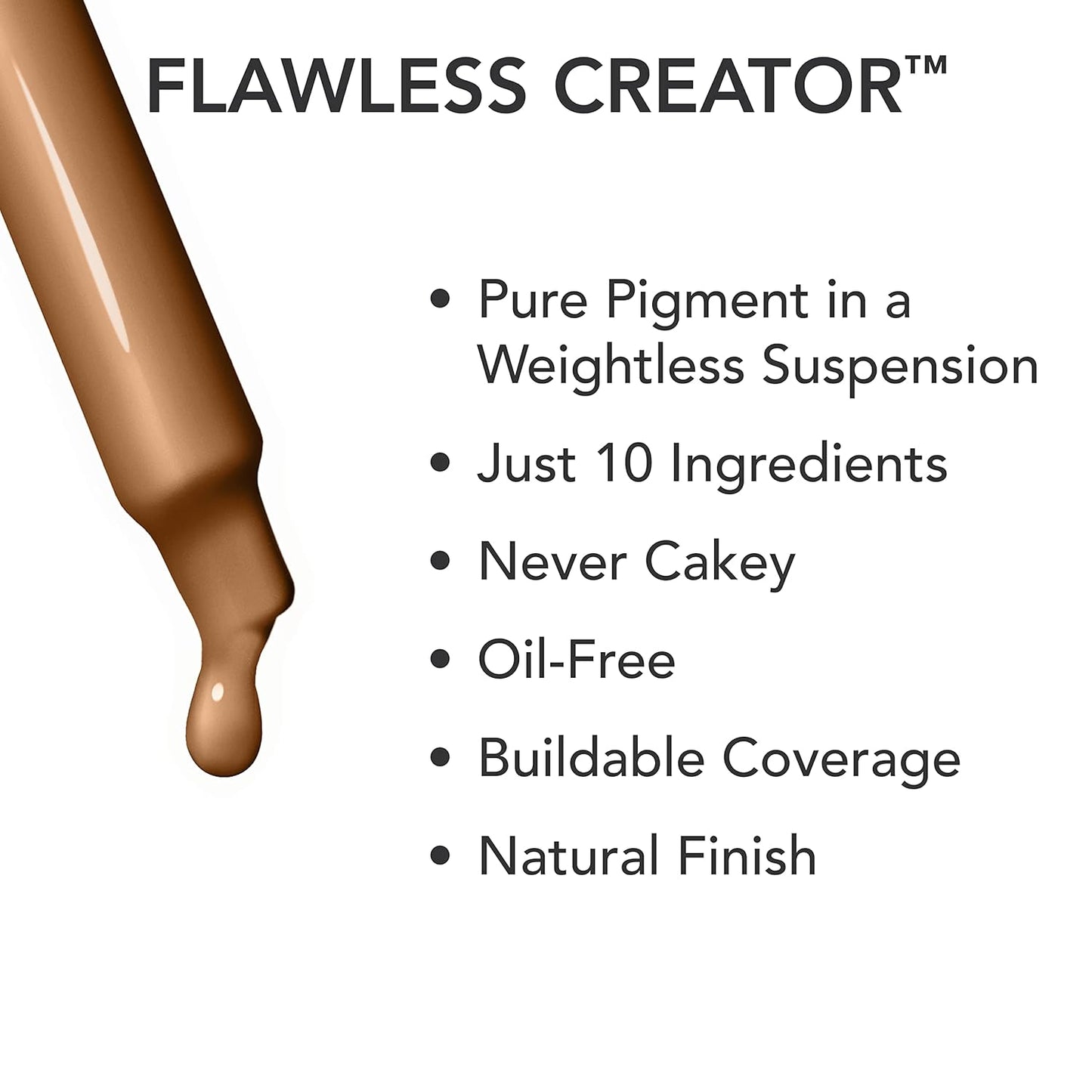 Dermablend Flawless Creator Liquid Foundation - Full Coverage, Lightweight, Natural Finish | 1 Fl Oz