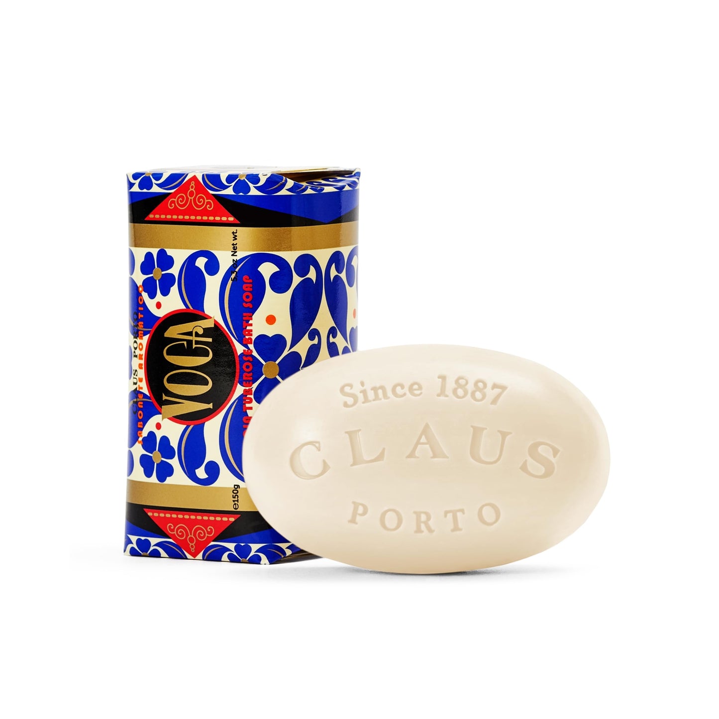 Claus Porto - Voga Acacia Tuberose Bar Soap for Men + Women (150g | 5.3 oz)