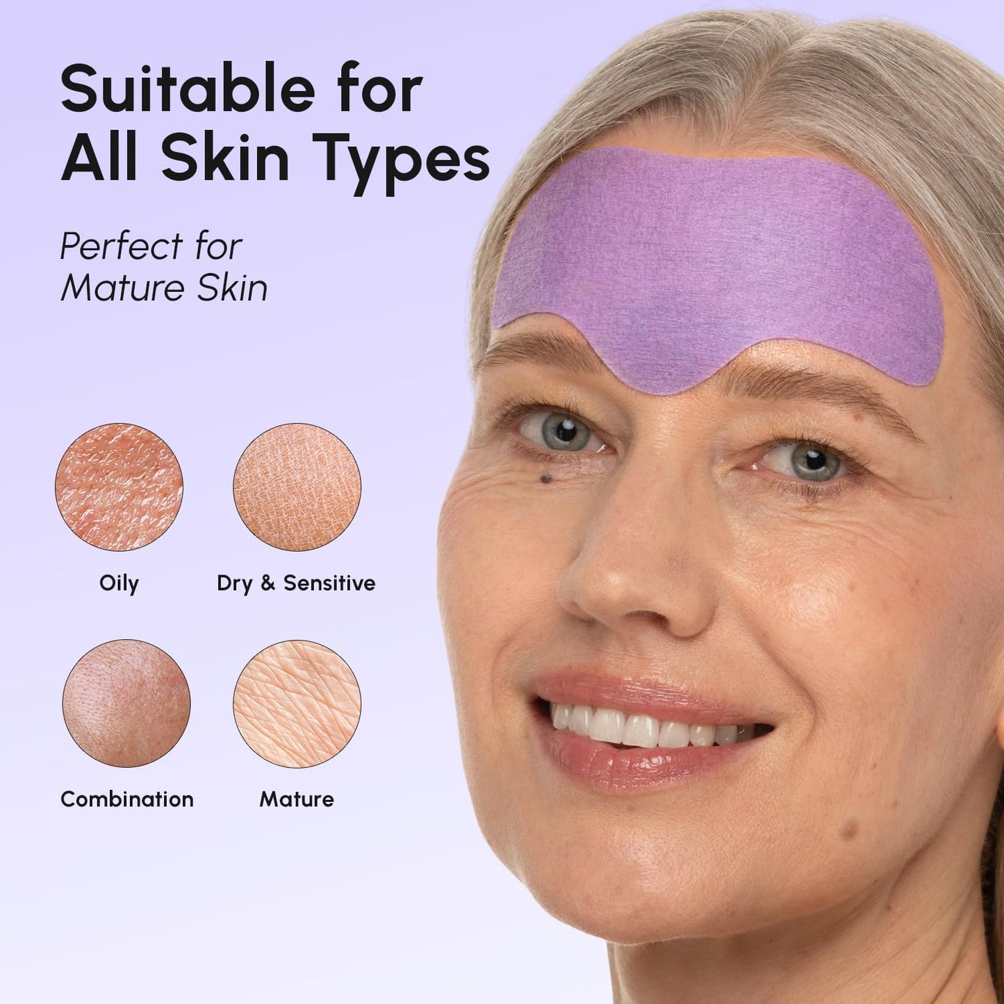 MAREE Forehead Wrinkle Patches – Collagen Wrinkle Patches with Retinol & Hyaluronic Acid for Face Lift – Fine Lines Deep Forehead Wrinkles Treatment Remover – Face Tape for Wrinkles Between Eyebrows