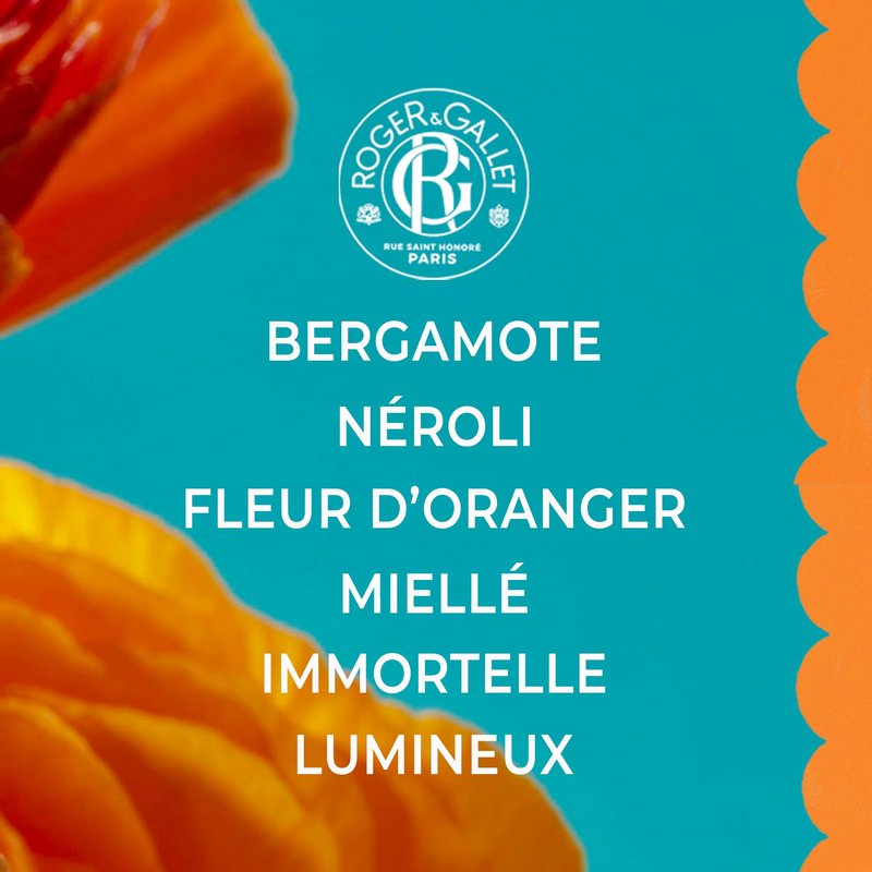 ROGER & GALLET Wellbeing Fragrant Water Spray – Light Eau Fraîche Body Mist with Natural Origin Ingredients, Refreshing Everyday Fragrance for Women (Néroli | 3.3 Oz.)