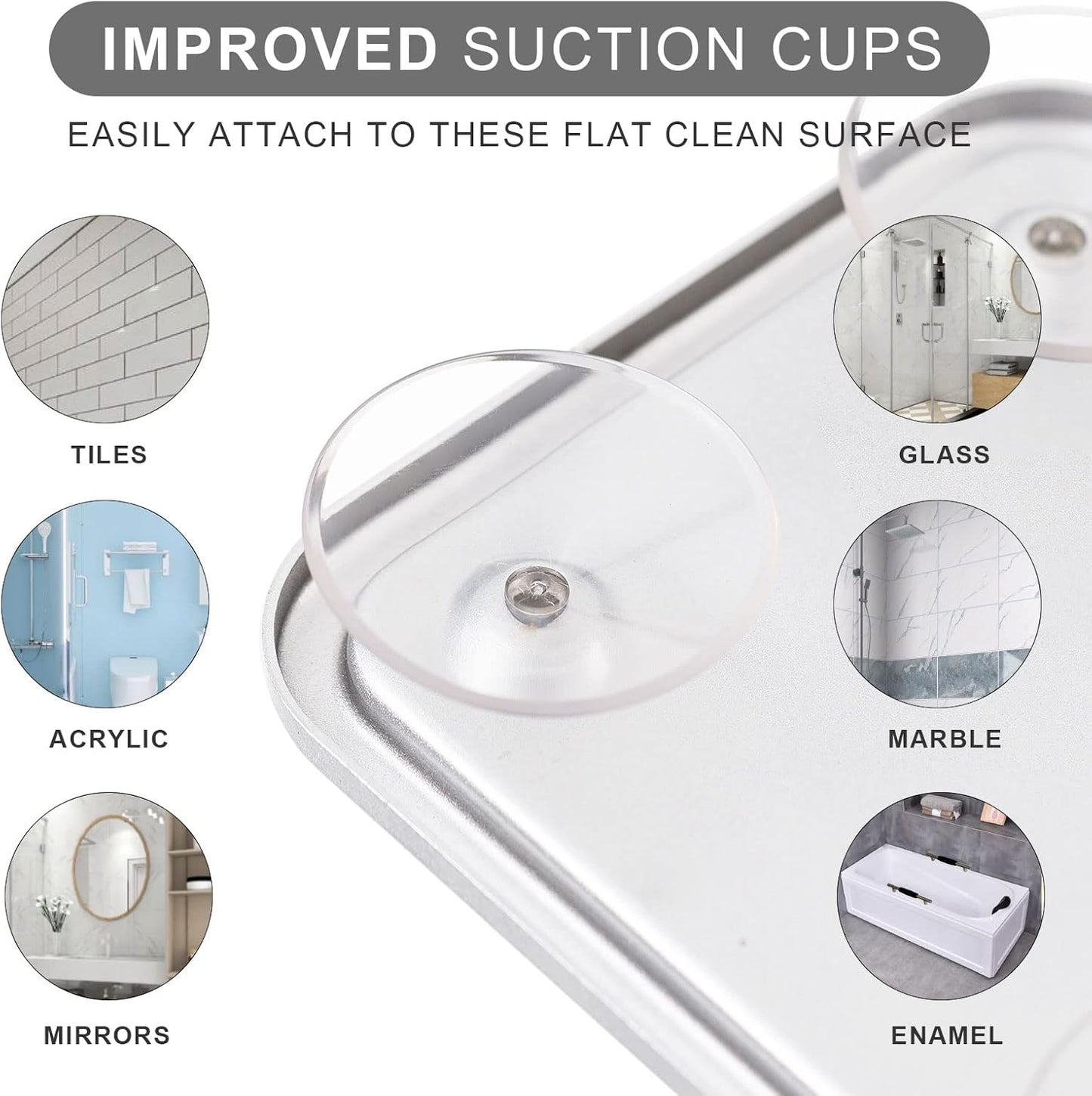 Fogless Shower Mirror for Shaving - Anti-Fog Design | Perfect for Glass Doors