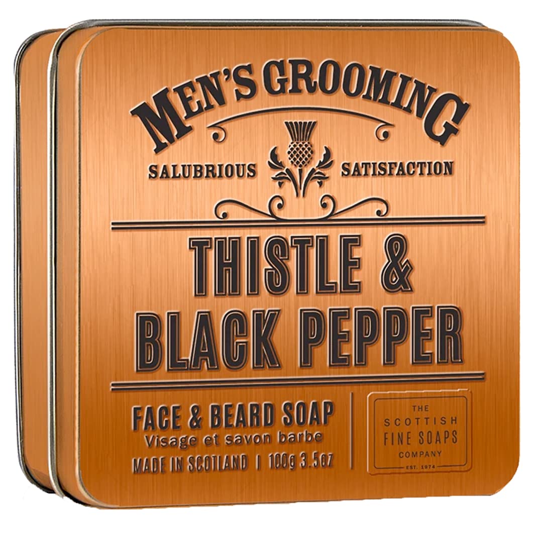 Scottish Soap Face & Beard Soap - Natural Cleansing Bar for Men | 100g