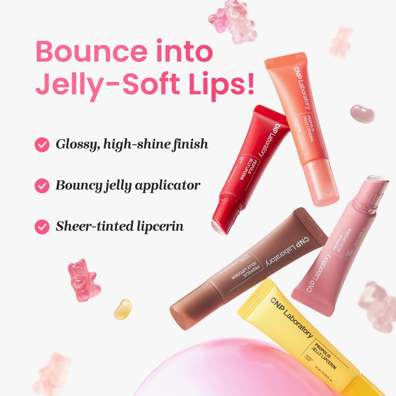 CNP Propolis Jelly Lipcerin™ - 01 Honey Cake, Hydrating Lip Balm & Gloss with Manuka Honey + Hyaluronic Acid, Stocking Stuffers, Gifts for Women, 0.3 fl.oz.