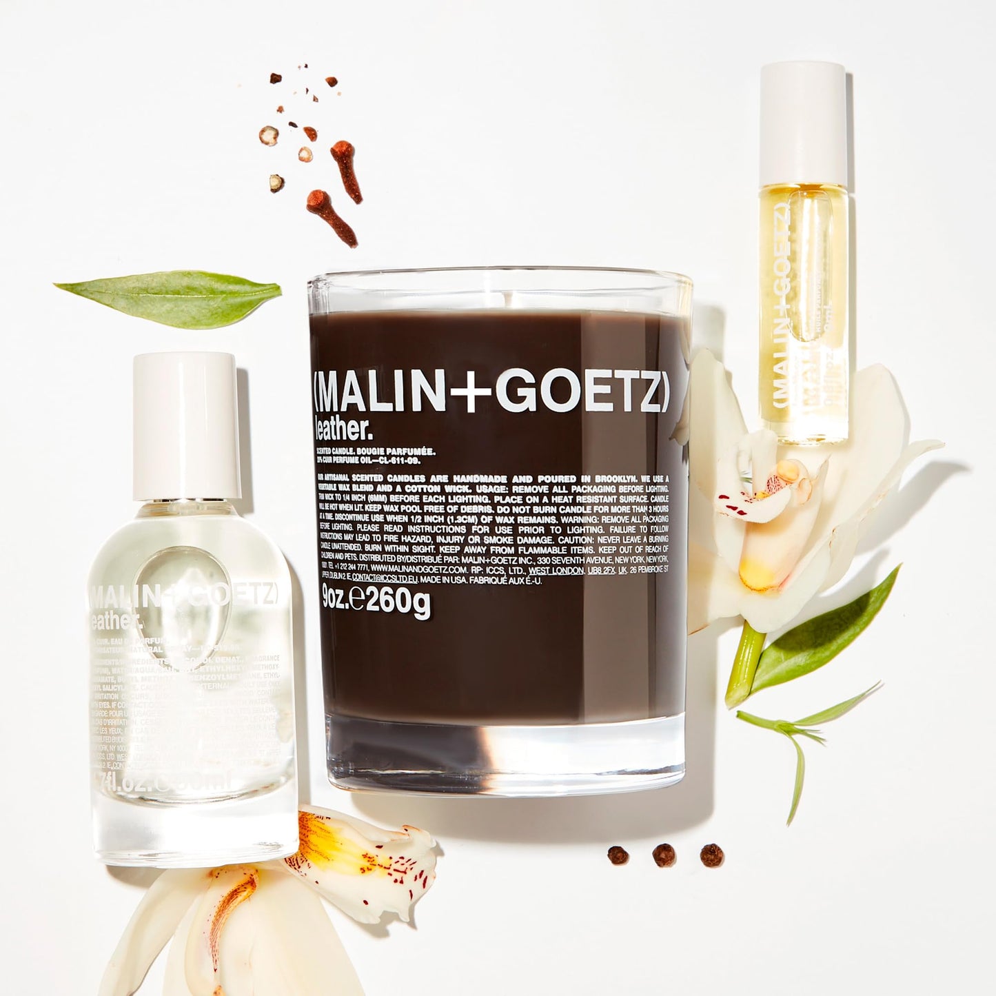 MALIN+GOETZ Perfume Oil Leather | Concentrated Fragrance in Signature Scents | Travel-Friendly Rollerball | Vegan & Cruelty-Free | 0.2 fl oz