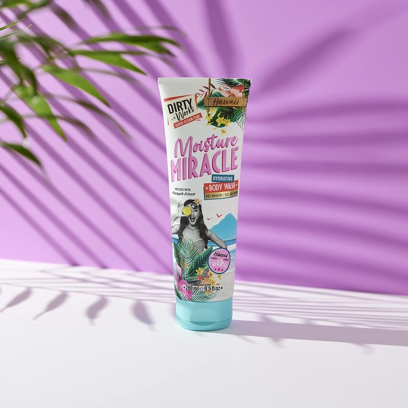 Moisture Miracle Hydrating Body Wash - Luxury Tropical Shower Gel | 280ml